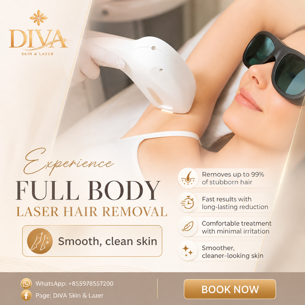 Laser Hair Removal image 12 at DIVA Skin Clinic Poipet