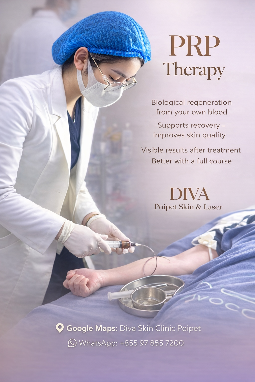 PRP and Special Injectables image 8 at DIVA Skin Clinic Poipet