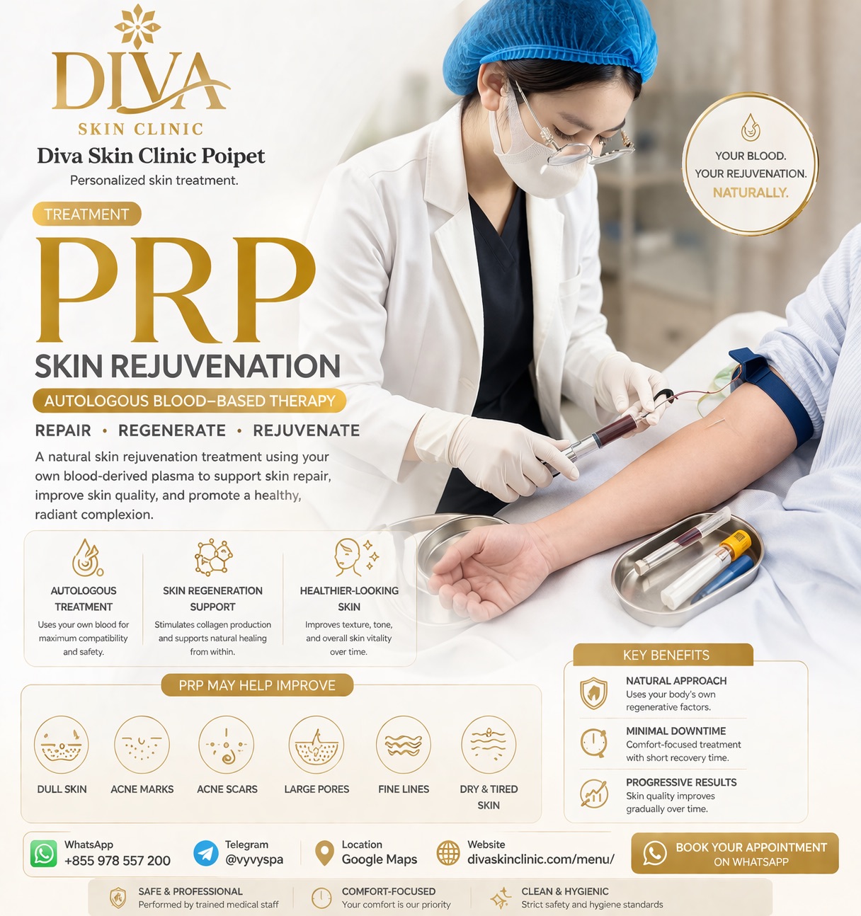 Skinbooster and Regenerative Injectable image 5 at DIVA Skin Clinic Poipet