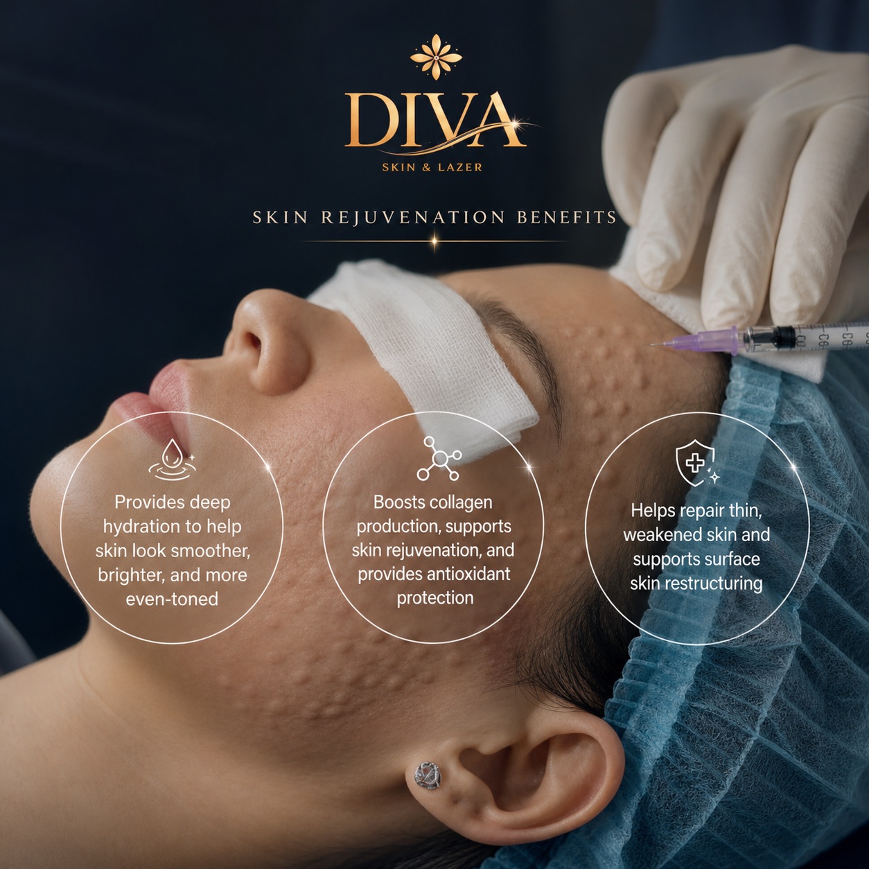Skinbooster and Regenerative Injectable image 14 at DIVA Skin Clinic Poipet
